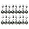 16 Pack Outdoor Curtain Weights, Heavy Duty Drapery Weights with Stainless Steel Clips for Patio, Gazebo, Tablecloths