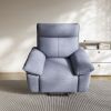 Power Lift Recliner for Elderly, Electric Reclining Chair, Single Sofa with USB Ports, Side Pockets for Living Room Bedroom-Fabric