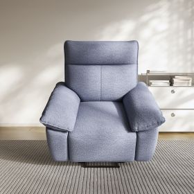 Power Lift Recliner for Elderly, Electric Reclining Chair, Single Sofa with USB Ports, Side Pockets for Living Room Bedroom-Fabric