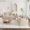 2 - Piece Living Room Set , 2 Pieces Upholstered Loveseat and Couch for Home Office Lounge, Sofa Set of 2