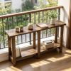 Solid Wood Console Table  Sofa Table behind Couch for Entryway Living Room Decorative Storage Table