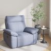 Power Lift Recliner for Elderly, Electric Reclining Chair, Single Sofa with USB Ports, Side Pockets for Living Room Bedroom-Fabric