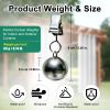 16 Pack Outdoor Curtain Weights, Heavy Duty Drapery Weights with Stainless Steel Clips for Patio, Gazebo, Tablecloths