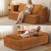 Flip Modular Sofa Bed, 2-in-1 Convertible Folding Couch with High Density Sponge, Multi-Functional Sleeper Sofa for Living Room, Apartment, Guest Room