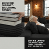 106.5" Modern Minimalist Modular Sectional Couch with Seat Cushion & Ottoman, Comfort L Shaped Sofa for Living Room, No Assembly Required