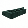 106.5" Modern Minimalist Modular Sectional Couch with Seat Cushion, Comfort L Shaped Sofa for Living Room, No Assembly Required