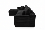 134" Modern Minimalist Modular Sectional Couch, Comfort L Shaped Sofa for Living Room, No Assembly Required