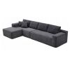 134" Modern Minimalist Modular Sectional Couch, Comfort L Shaped Sofa for Living Room, No Assembly Required