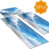 Three-piece kitchen rug set, non-slip and washable, abstract pattern kitchen hallway rug, soft and comfortable, suitable for sinks, floors, entrances
