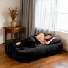 Flip Modular Sofa Bed, 2-in-1 Convertible Folding Couch with High Density Sponge, Multi-Functional Sleeper Sofa for Living Room, Apartment, Guest Room