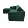 134" Modern Minimalist Modular Sectional Couch, Comfort L Shaped Sofa for Living Room, No Assembly Required
