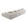134" Modern Minimalist Modular Sectional Couch, Comfort L Shaped Sofa for Living Room, No Assembly Required