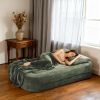Flip Modular Sofa Bed, 2-in-1 Convertible Folding Couch with High Density Sponge, Multi-Functional Sleeper Sofa for Living Room, Apartment, Guest Room