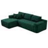 106.5" Modern Minimalist Modular Sectional Couch, Comfort L Shaped Sofa for Living Room, No Assembly Required